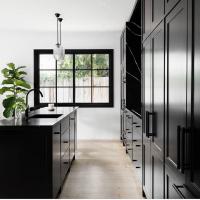 Matte Black Kitchen Handles