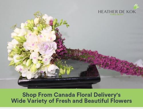 Shop From Canada Floral Delivery's Wide Variety of Fresh and Beautiful Flowers