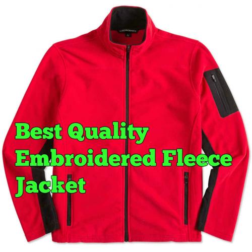 Best Embroidered Fleece Jacket