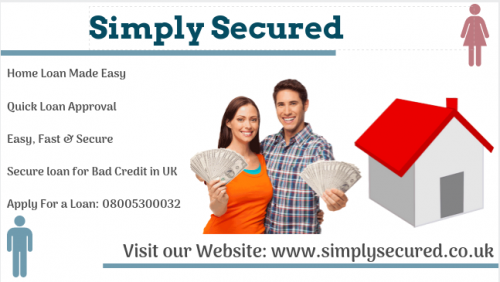 Secured Loan For Bad Credit in UK