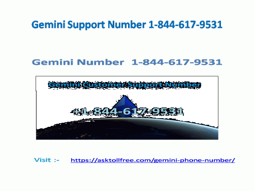 Gemini Number 1-844-617-9531