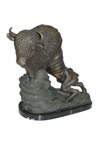 Bison-Bronze-Statue-1701-1