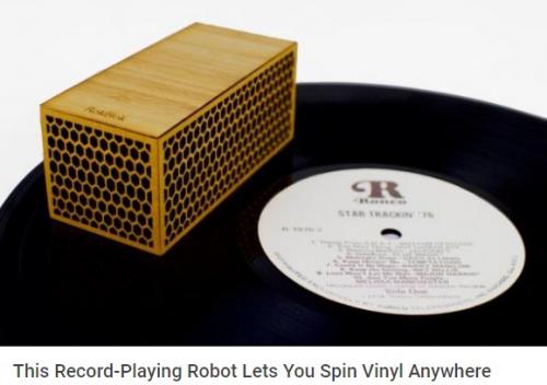 Rokblok Wireless Portable Record Player