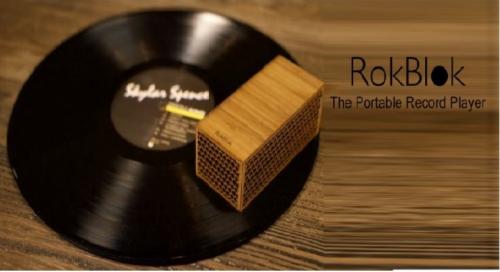 Rokblok Smallest Record Player