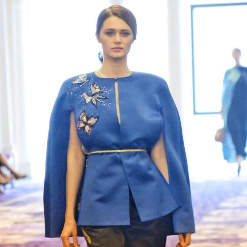 Model on Ramp at the Royal Gala Fashion Show at Palazzo Versace Dubai