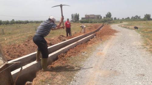 Construction of Road for underprivileged areas by Anouar Association for Development and Solidarity #AnouarAssociation #Anouar #Associationanouar #Cha
