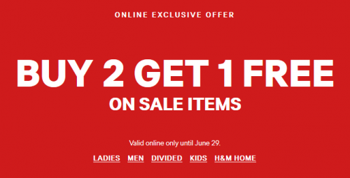 H&M Online Exclusive Offer