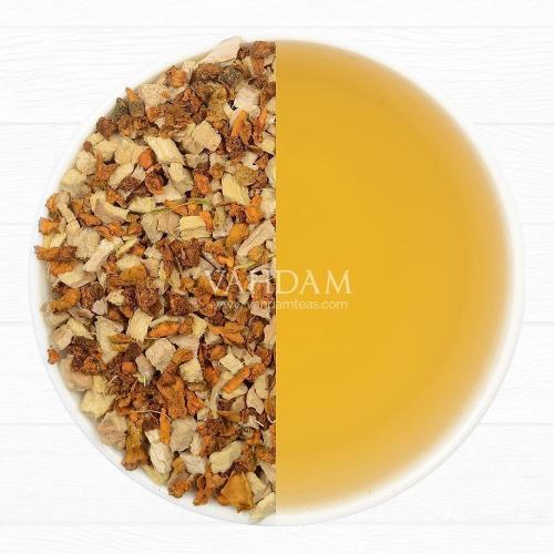 Turmeric Ginger Herbal Tea Tisane Herbal Tea - 7oz - Vahdam Teas