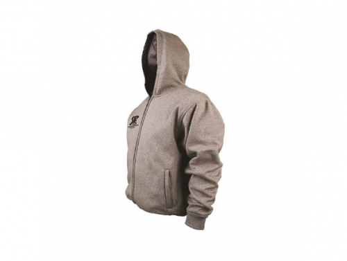 Motorcycle Hoodie: Grey