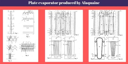 Plate evaporator produced by Alaquainc