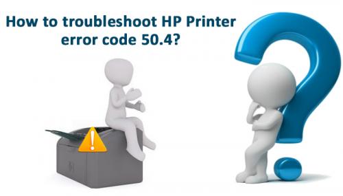 How to troubleshoot HP Printer error code 50