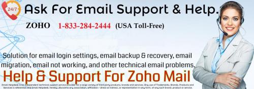 Zoho Mail Support 1-833-284-2444 Number USA