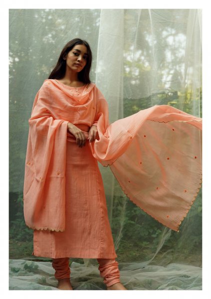 Buy Chanderi Dress Online from Diaries of Nomad