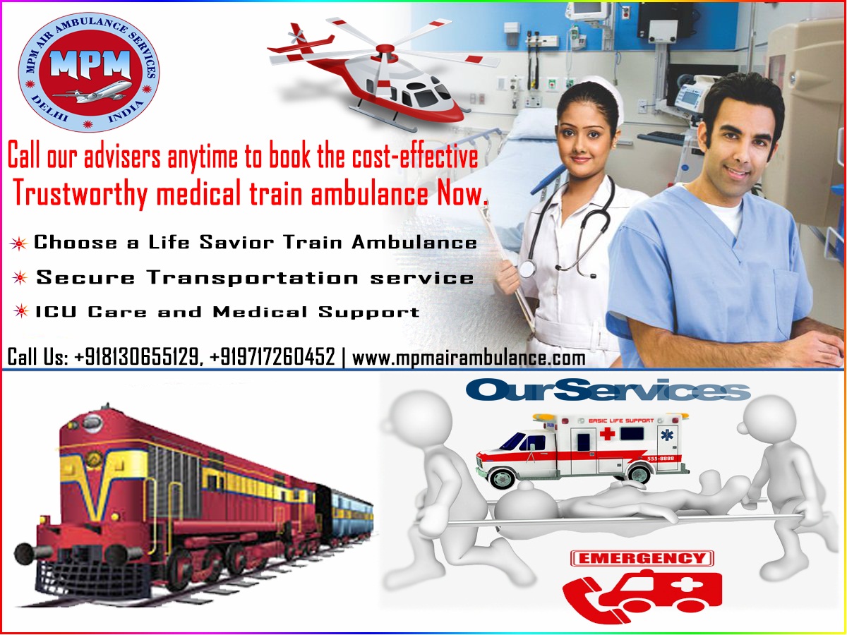 MPM train ambulance services in delhi 02