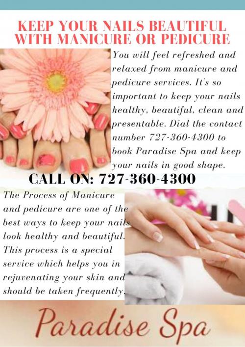 manicure and Pedicure services