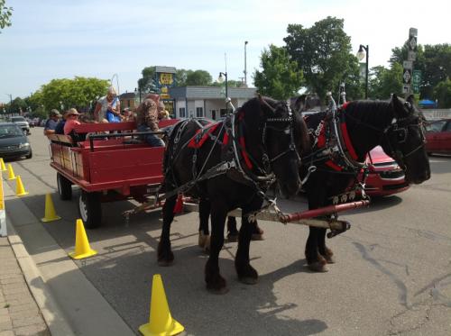 port austin wagon ride