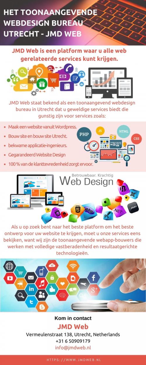 Krijg alle weboplossingen bij Webdesign bureau in Utrecht - JMD Web