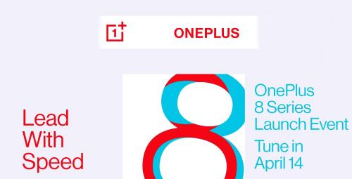 OnePlus 8 series online launch on April 14