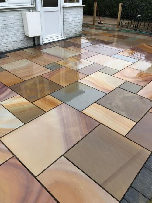 Rainbow Sandstone Paving