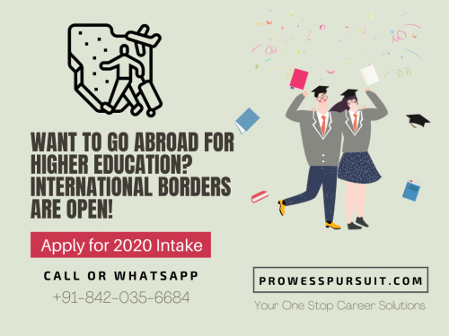 Want to go abroad for higher education