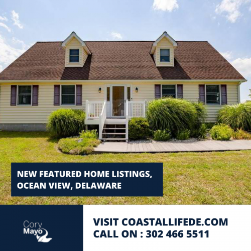 New featured home listings, Ocean View, Delaware