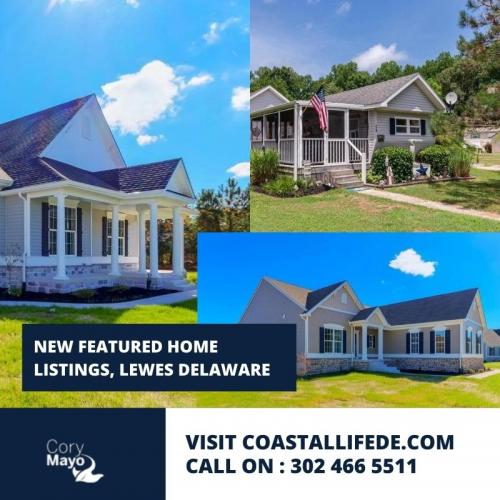 New featured home listings, Lewes Delaware