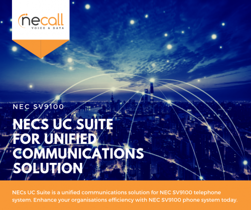 NEC SV9100 â€“ NECs UC Suite for Unified Communications Solution