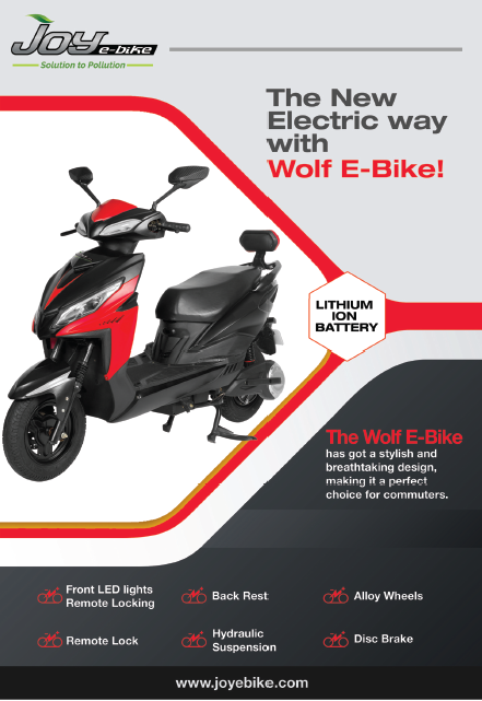 Best Electric Scooter in India - Joy e-bike