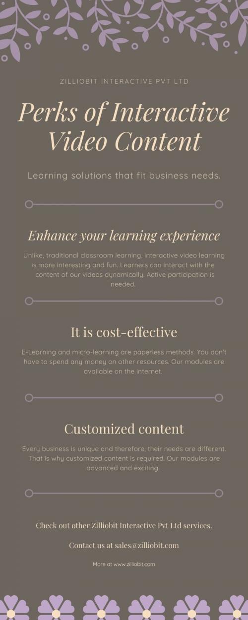 Perks of Interactive Video Content in E-Learning