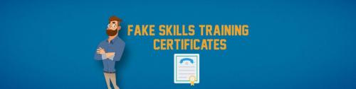 Fake Skills Training Certificates