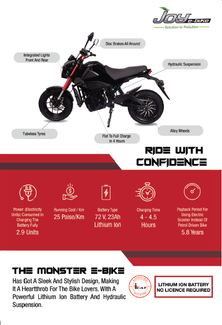 Monster Bike - Joy E-Bike