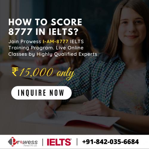 Score 8777 in IELTS