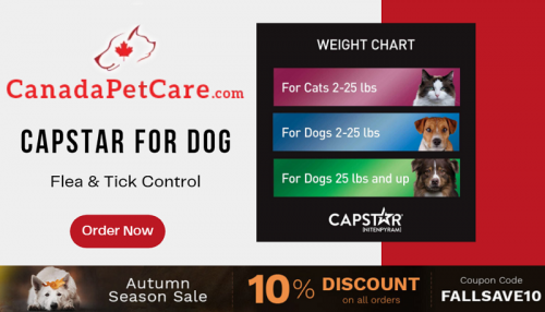 Capstar Flea & Tick Control for Dog - Extra 10% Off