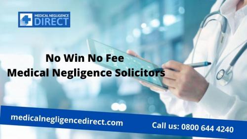 No Win No Fee  Medical Negligence Solicitors