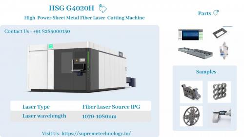 HIGH POWER SHEET METAL HSG FIBER LASER CUTTING MACHINE G4020H