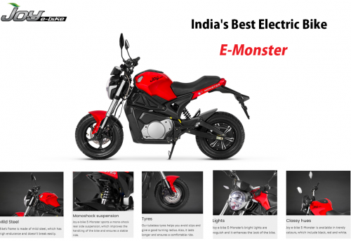 Indias Best Electric Bike - E-Monster