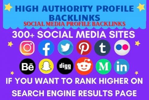 high authority Profile Backlinks high quality profile backlinks seo backlinks high domain authority dofollow backlinks google ranking