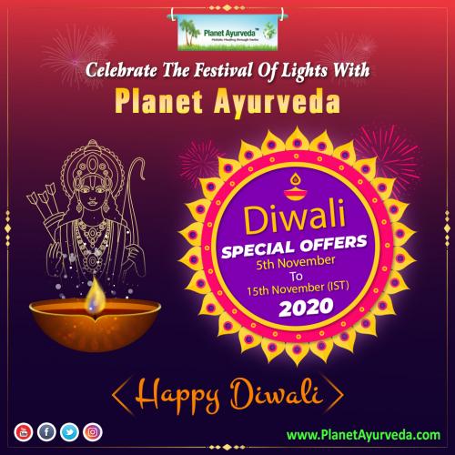 Special Diwali offer 2020 at Planet Ayurveda