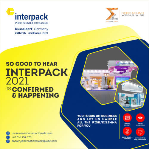 Interpack Dusseldorf 2021 International Trade Fair For Packaging