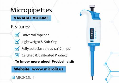 Micropipettes - variable volume