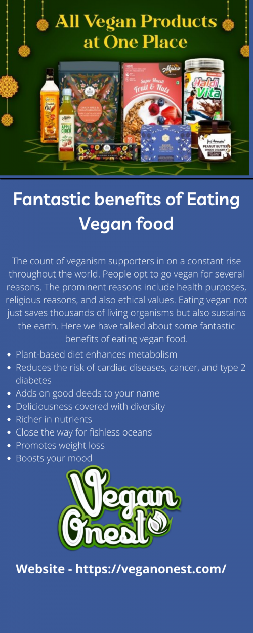 Fantastic benefits of Eating Vegan food