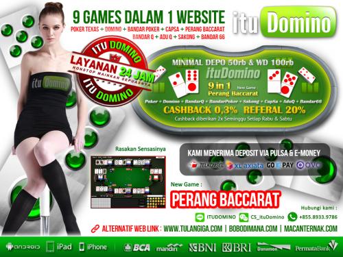 ituDomino Poker Online Terpercaya