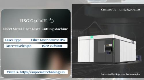 Latest HSG 4020H Fiber Laser Cutting Machine