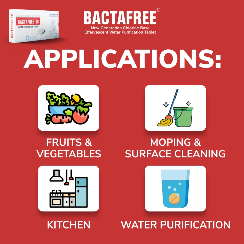 Bactafree-10 Applications