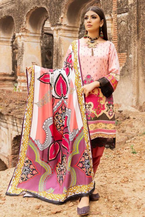 3 Piece Unstitched Digital Printed Cotton Suits 2021 - BuyZilla.pk