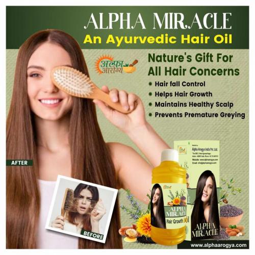 Alpha Miracle - best ayurvedic hair oil for hair growth