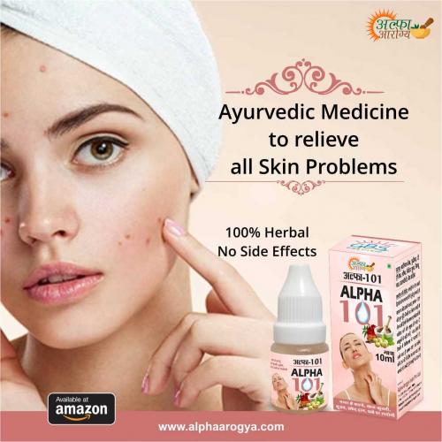 Ayurvedic medicine for all skin problems-Alpha 101