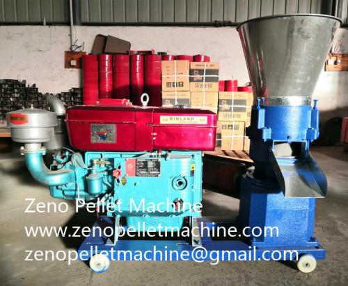 Grass pellet machine