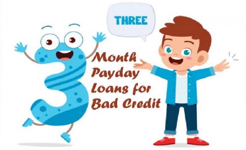 3 Month Payday Loans for Bad Credit â€“ Easy Qualify Money