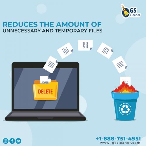Reduces the Amount of Unnecessary and Temporary Files